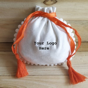100 Pcs Custom Drawstring Bag With Logo Eco-Friendly Jewelry Package Bags