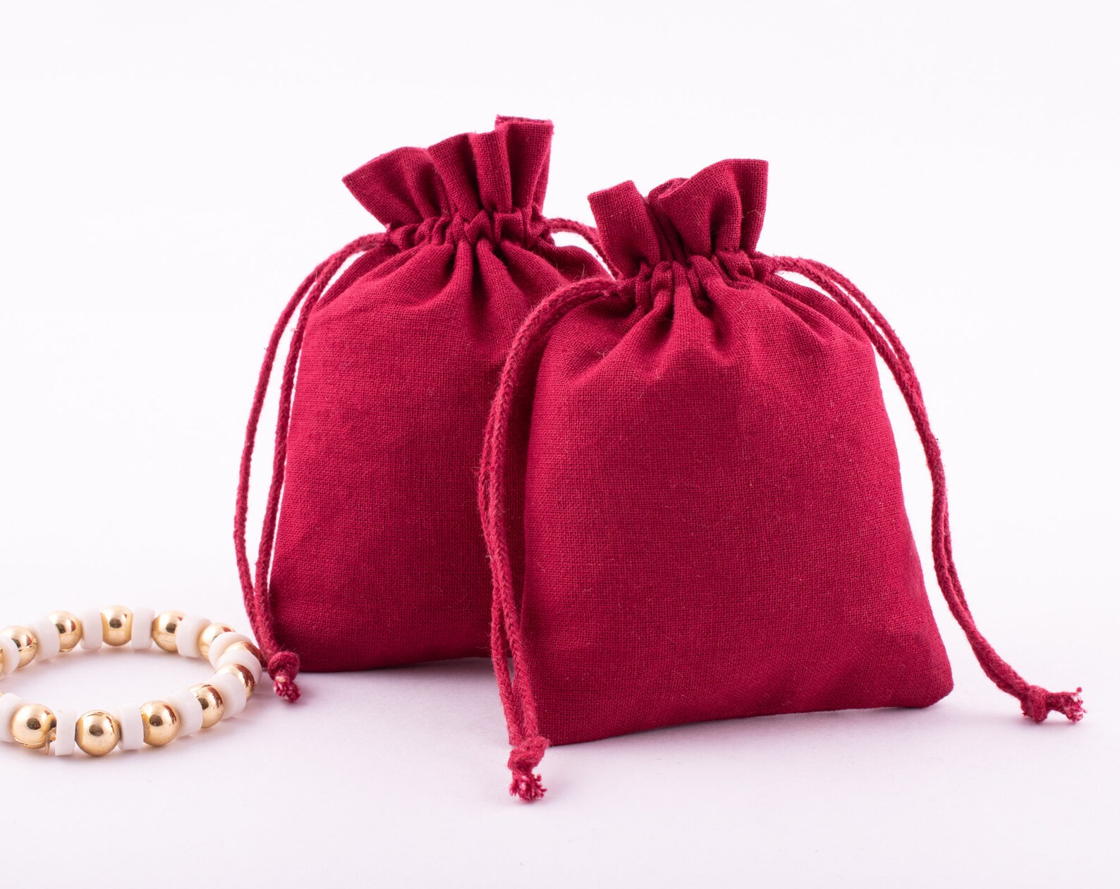 100 Maroon Personalize Drawstring Bag Custom Pouch With Logo Etsy