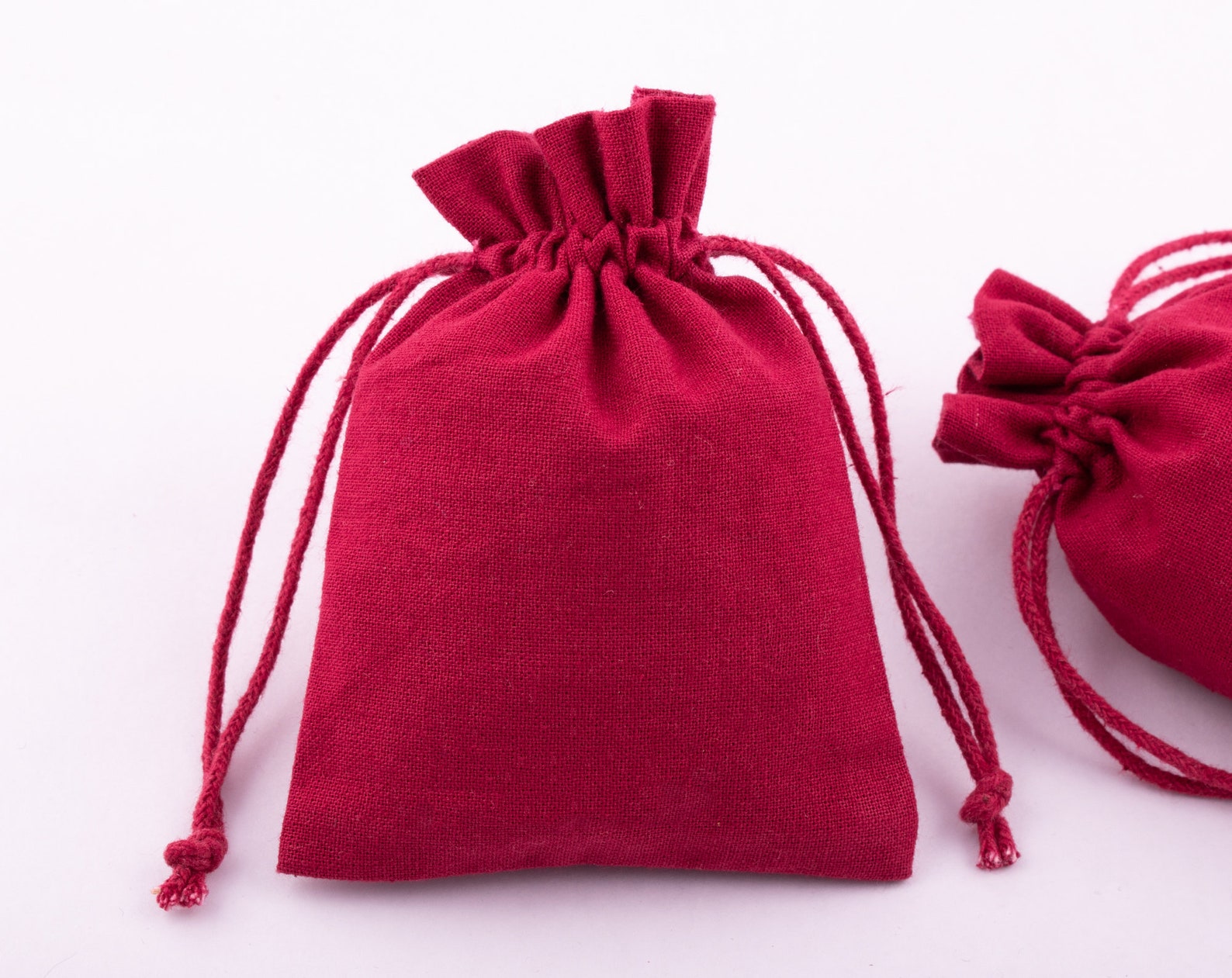 100 Maroon Personalize Drawstring Bag Custom Pouch With Logo Etsy