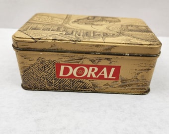 Vintage Storage Tin Container Doral Collector's Edition - 1996