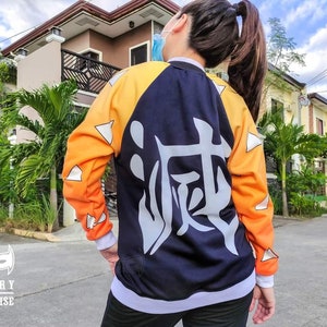 Anime Inspired Letterman - Haori and Uniform Combo Yellow (DISCONTINUED/LAST CHANCE)