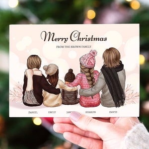 Cartes de Noël amusantes Cartes de Noël imprimables Cartes de Noël personnalisées Jolie carte de Noël imprimable Carte de Noël téléchargeable
