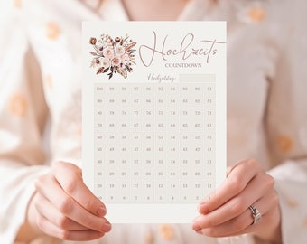 Hochzeitsplaner Buch Hochzeit Countdown Hochzeitscountdown Geschenke 100 Tage Hochzeitsdeko Hochzeitstag Planer Wedding Countdown German