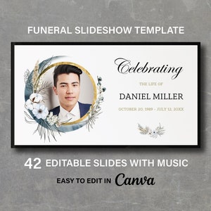 Memorial Service Slideshow Memorial Slideshow Template Funeral