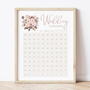 Wedding Planner Printable Wedding Planner Digital Wedding Countdown ...