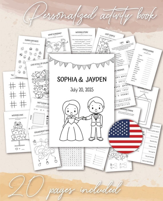 Children's Wedding Activity Sets