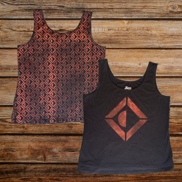 Papadosio - Night and Day - Black Cotton Tank Top