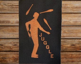 Tela de malabarista/lona coser en parche