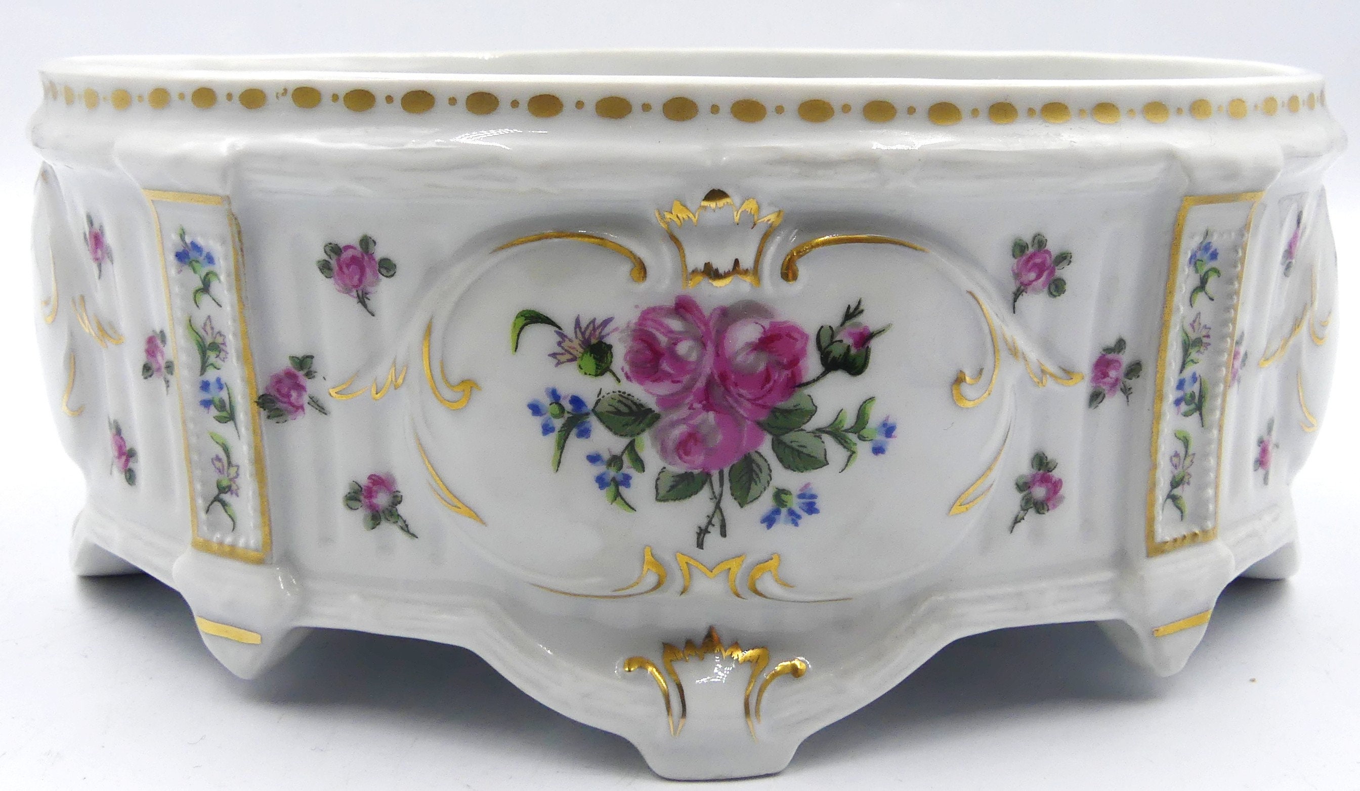 Jardiniere en Porcelaine de Limoges