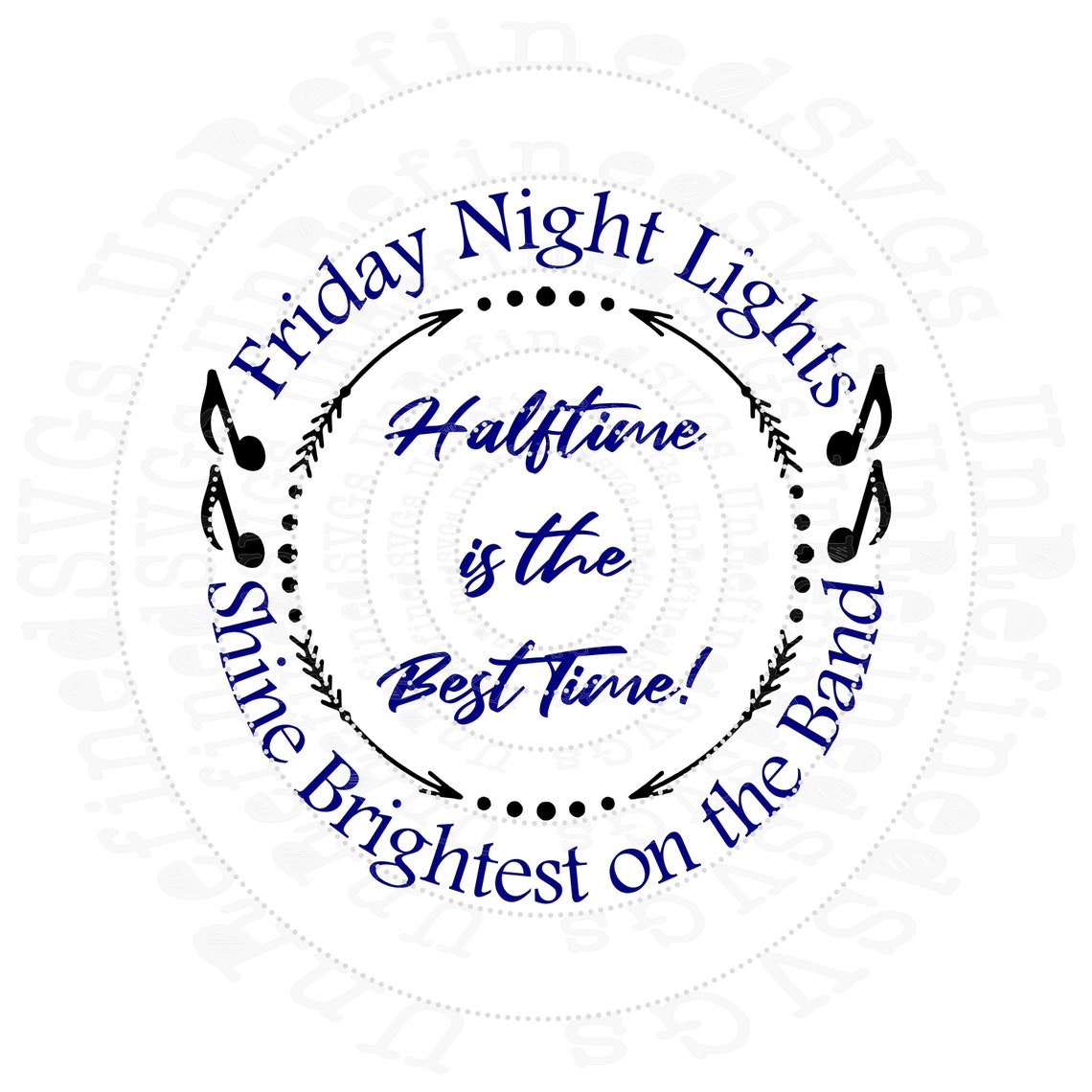 Marching Band Tshirt SVG, Friday Night Lights Design, Digital Download