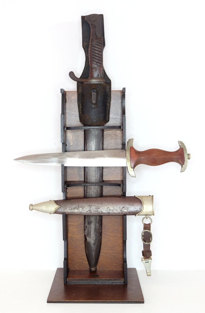 Bayonet Display Wooden Stand - Exclusive Collection - Etsy