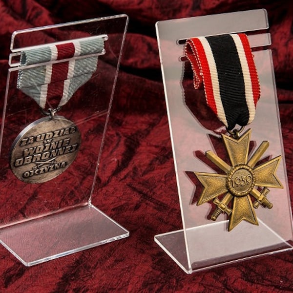 Présentoir CK12 - Médailles d'exposition avec ruban taille 3 - exposition exclusive - objets géniaux - pour votre musée à la maison