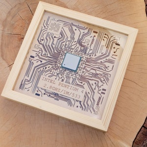 INTEL PENTIUM 4 2.8GHZ/1 M/533 シャドーボックスフレーム入り - 限定コレクション