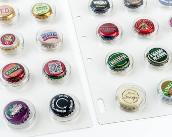 Beer Bottle Caps collection / cards for collection / collector of beer / beer caps / exclusive collection / organization of the collection