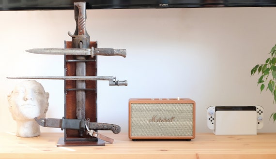 Bayonet Display Wooden Stand - Exclusive Collection - Etsy