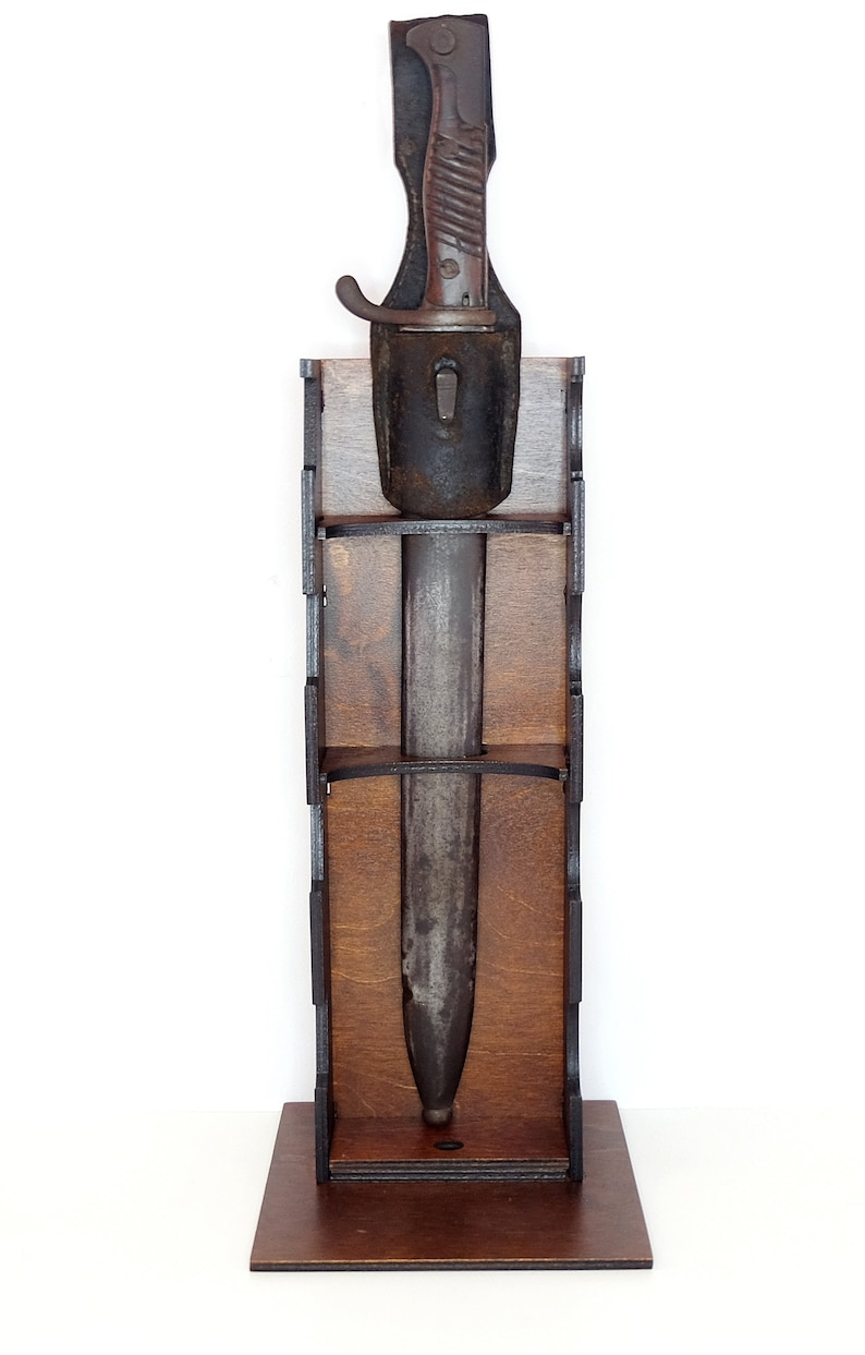 Bayonet Display Wooden Stand - Exclusive Collection - Etsy