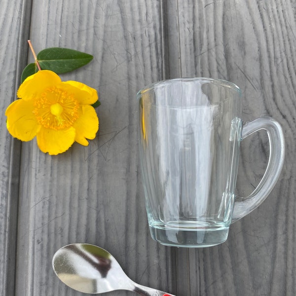 Tasse expresso transparente personnalisable