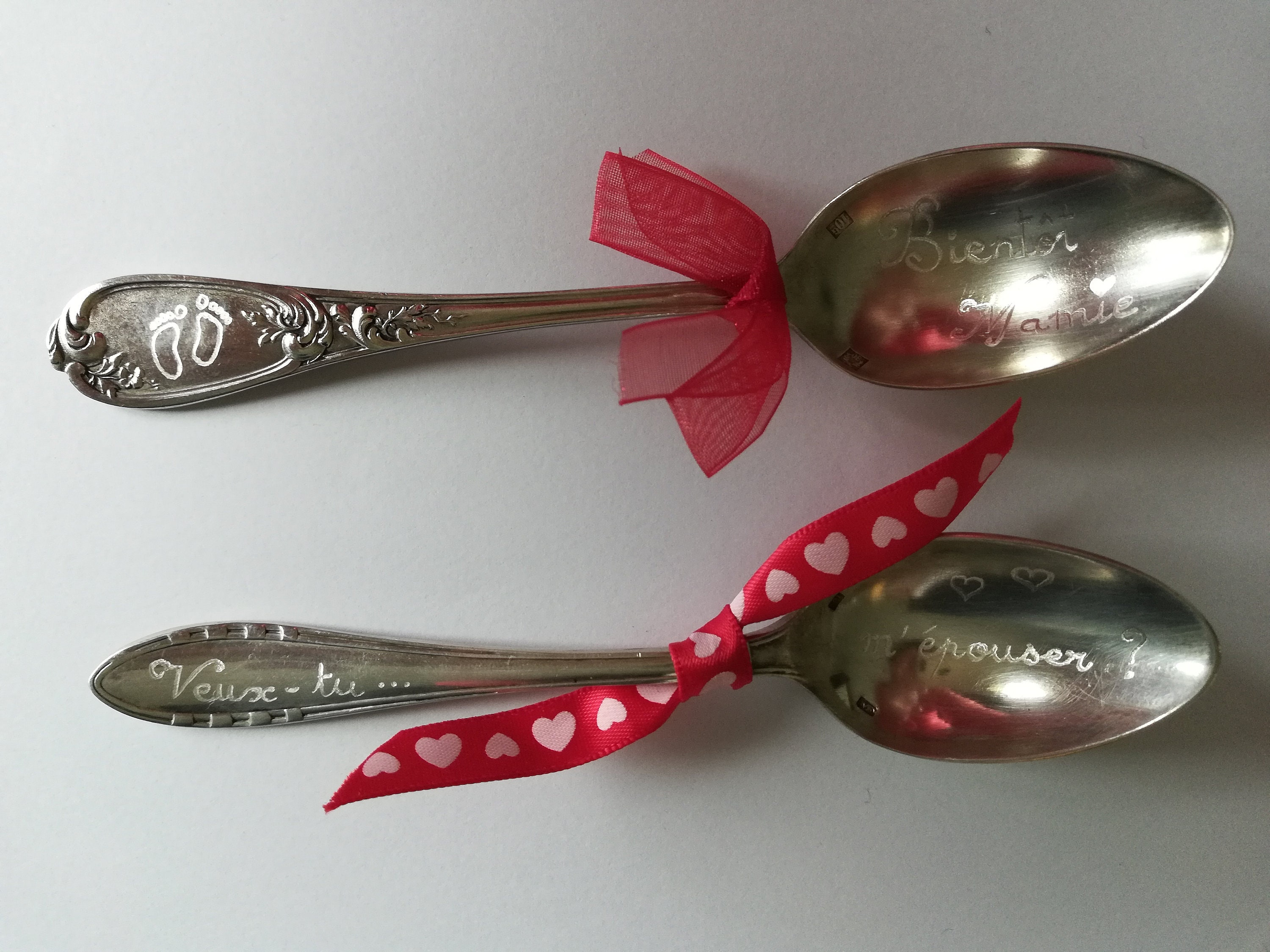 Petite Cuillère Vintage Plaquée Argent Personnalisable