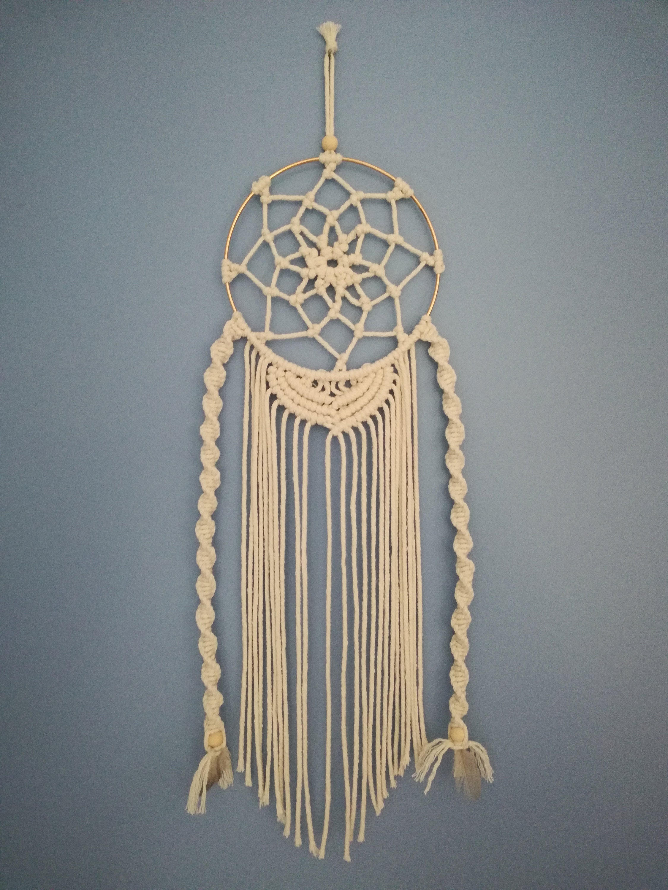 Attrape-Rêves Indien en Macramé