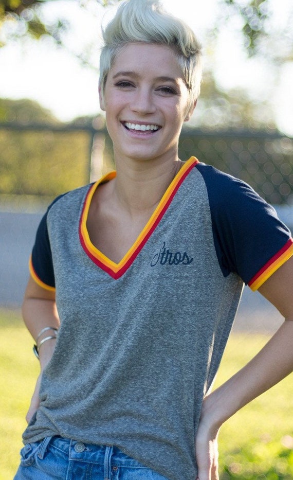 womens retro astros shirt