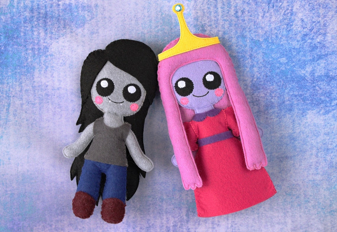 Adventure Time Toy Marceline and Princess Bubblegum Plush | Etsy