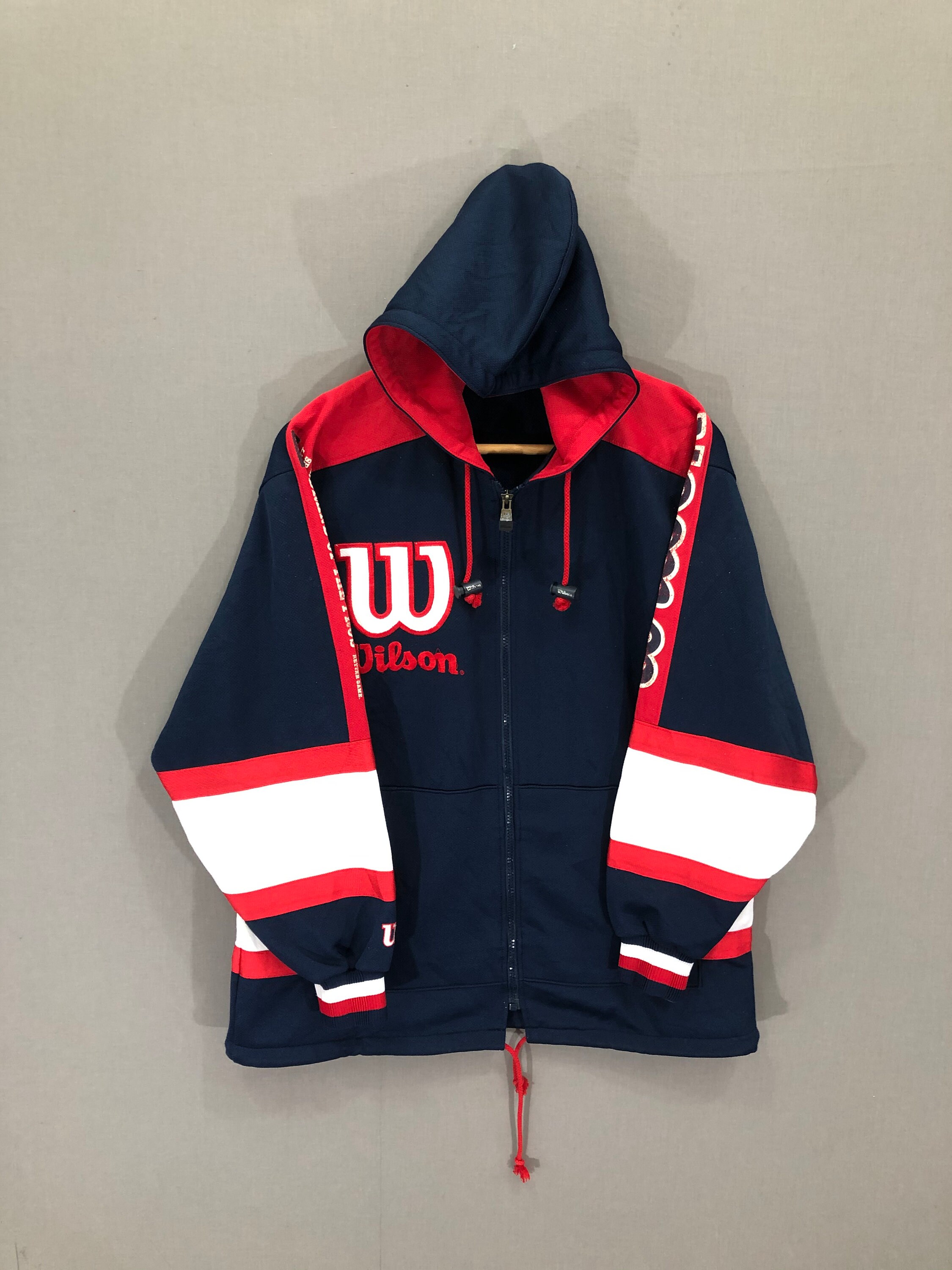 Vintage Wilson Sweater Hoodie Medium 