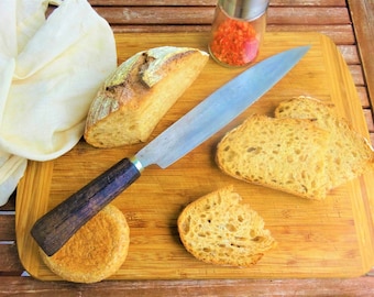 Kitchen knife, chef's knife, meat knife, lightweight from Authentic Blades with 25 cm blade, extremely thin blade and very sharp (Long VU)