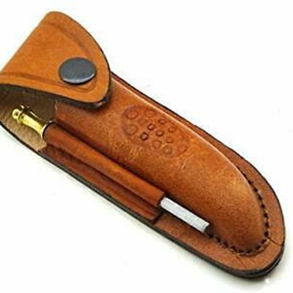Knife pouch pocket knife leather knife sheath Laguiole knife sheath for belt-T0