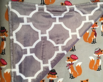 Fox Baby Blanket