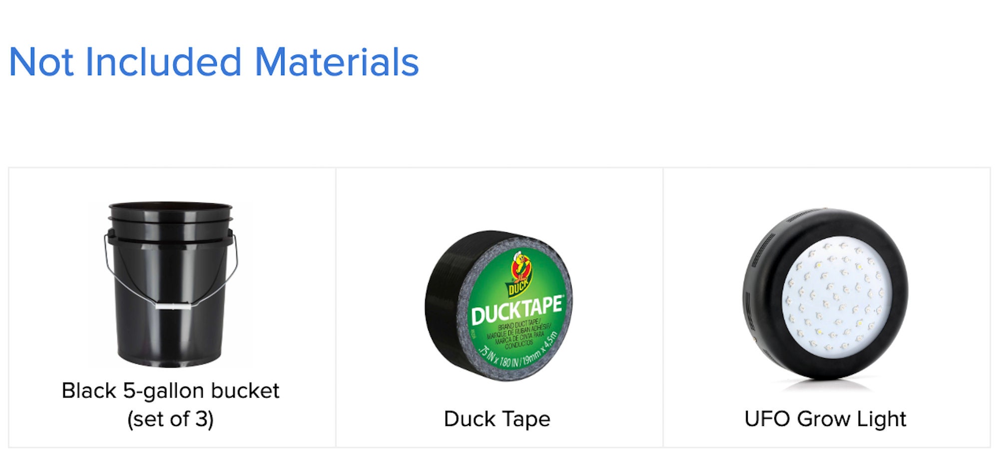 DIY Space Bucket Kit HomeMadeGrow Etsy