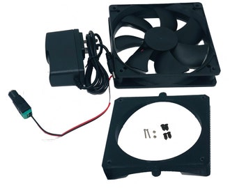 Space Bucket 120mm Fan Kit w/ Fan and Power Adapter