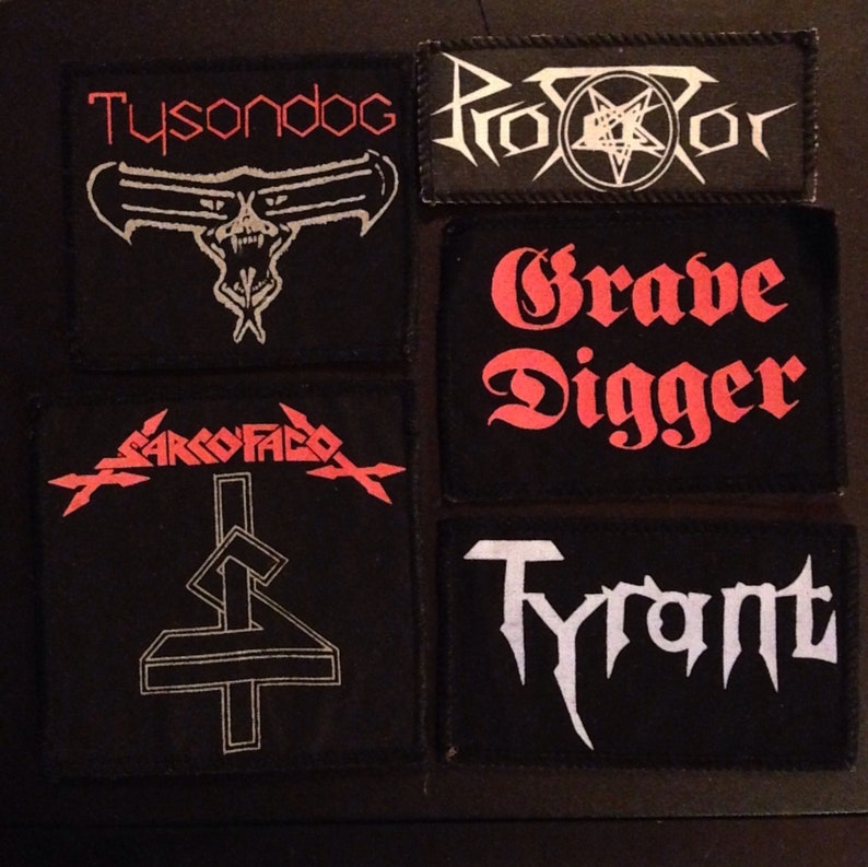 Embroidered Small Patch ABIGAIL Band Logo NEW