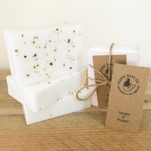 Ginger & Black Pepper Vegan friendly Handmade Soap