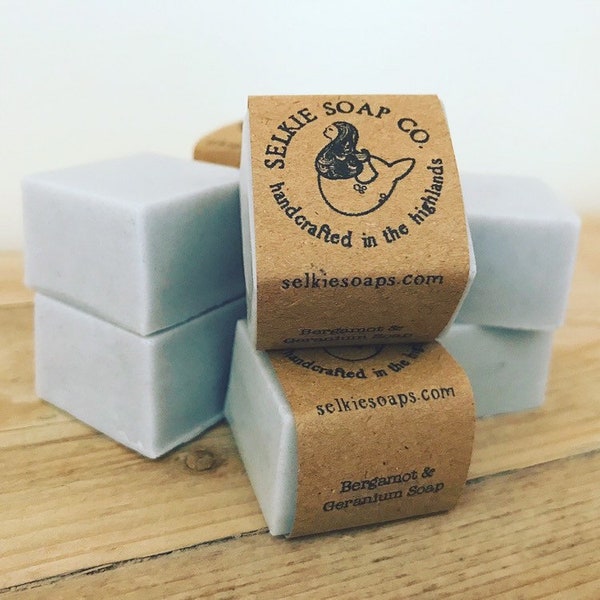 Luxury Mini Guest House Soap Bars – Bergamot & Geranium