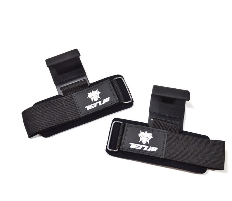 Power Weight Lifting Training Gym Straps Hook Bar Wrist Etsy