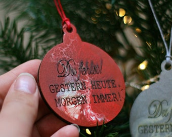 You are missing! Hand painted engraved Christmas ball