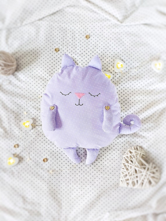 Stuffed Cat Soft baby toy Children's Sleeping Toy Plush Etsy