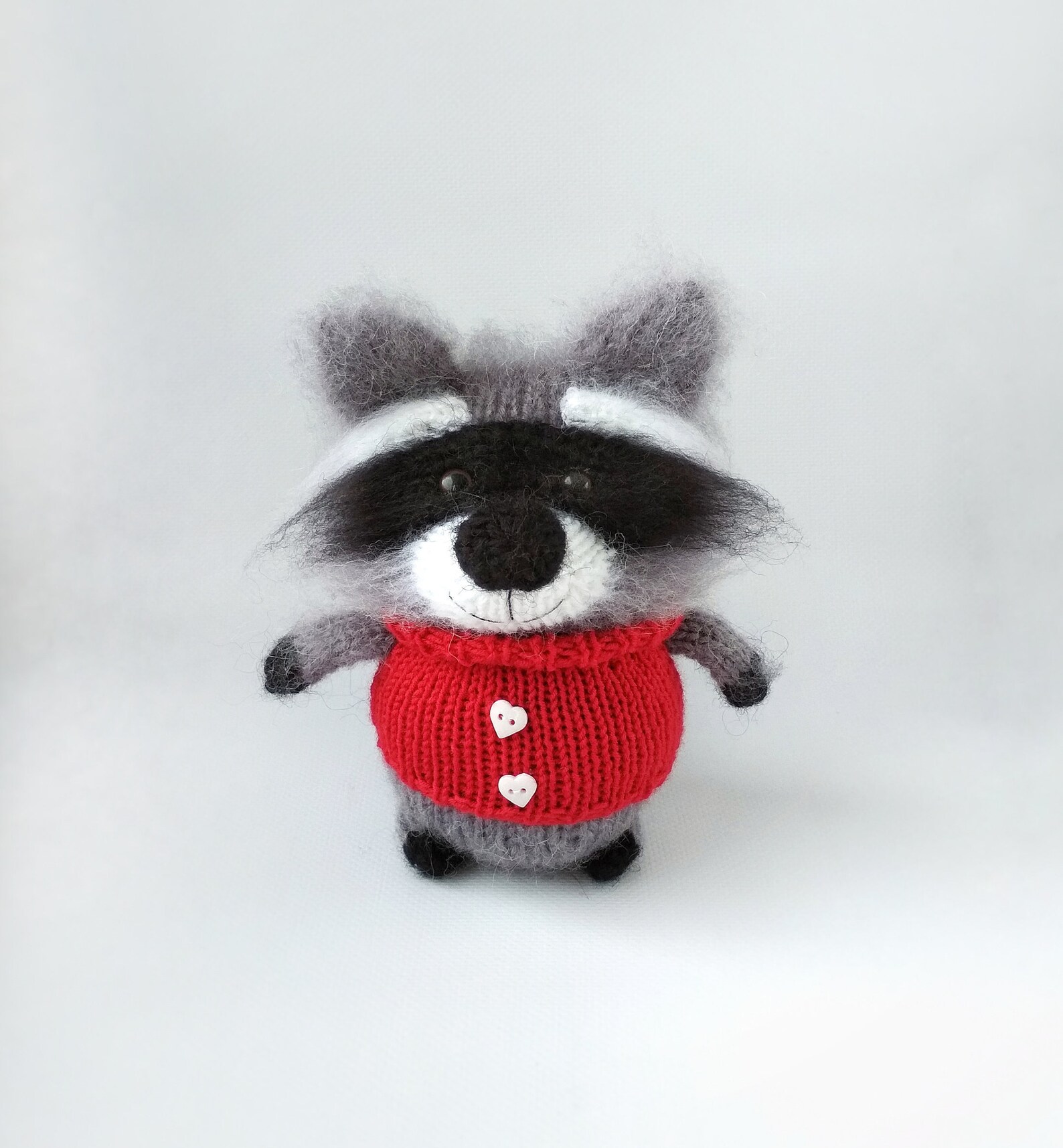 Cute raccoon toy stuffed raccoon doll stuffed animals baby Etsy