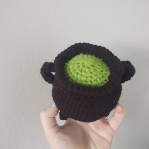 The Witch&#39;s Cauldron PATTERN - Cauldron Pattern - Crochet Cauldron - Crochet Cauldron Pattern - Halloween Pattern - Halloween Crochet