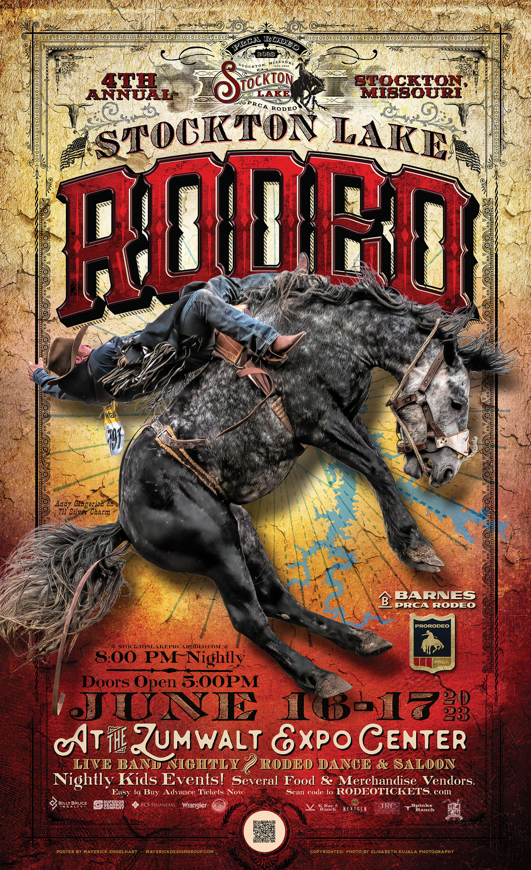 2023 Stockton Lake Rodeo Poster Etsy