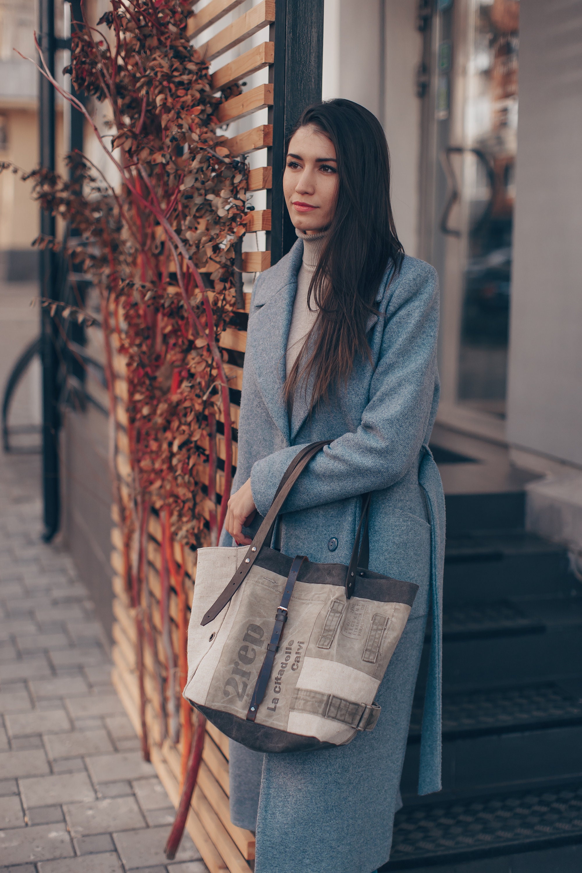 military style laptop bag