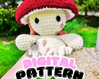 Millie the Mushroom - CROCHET PATERN ONLY