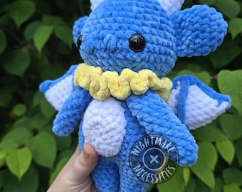 Celestial Dragon plushie, crochet, amigurumi