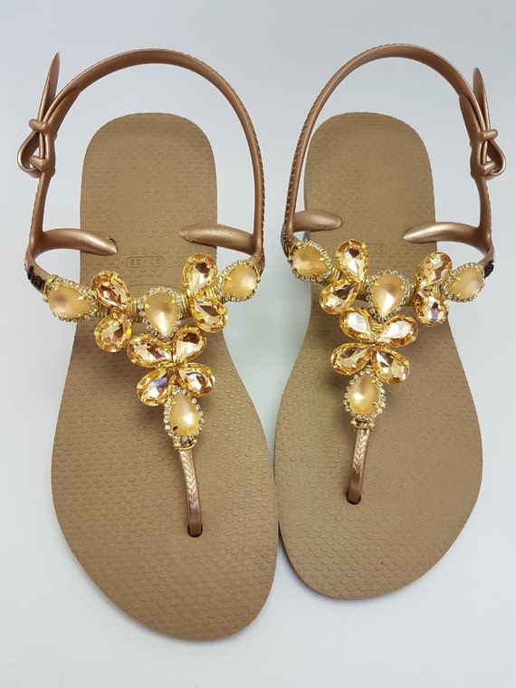 havaianas with rhinestones