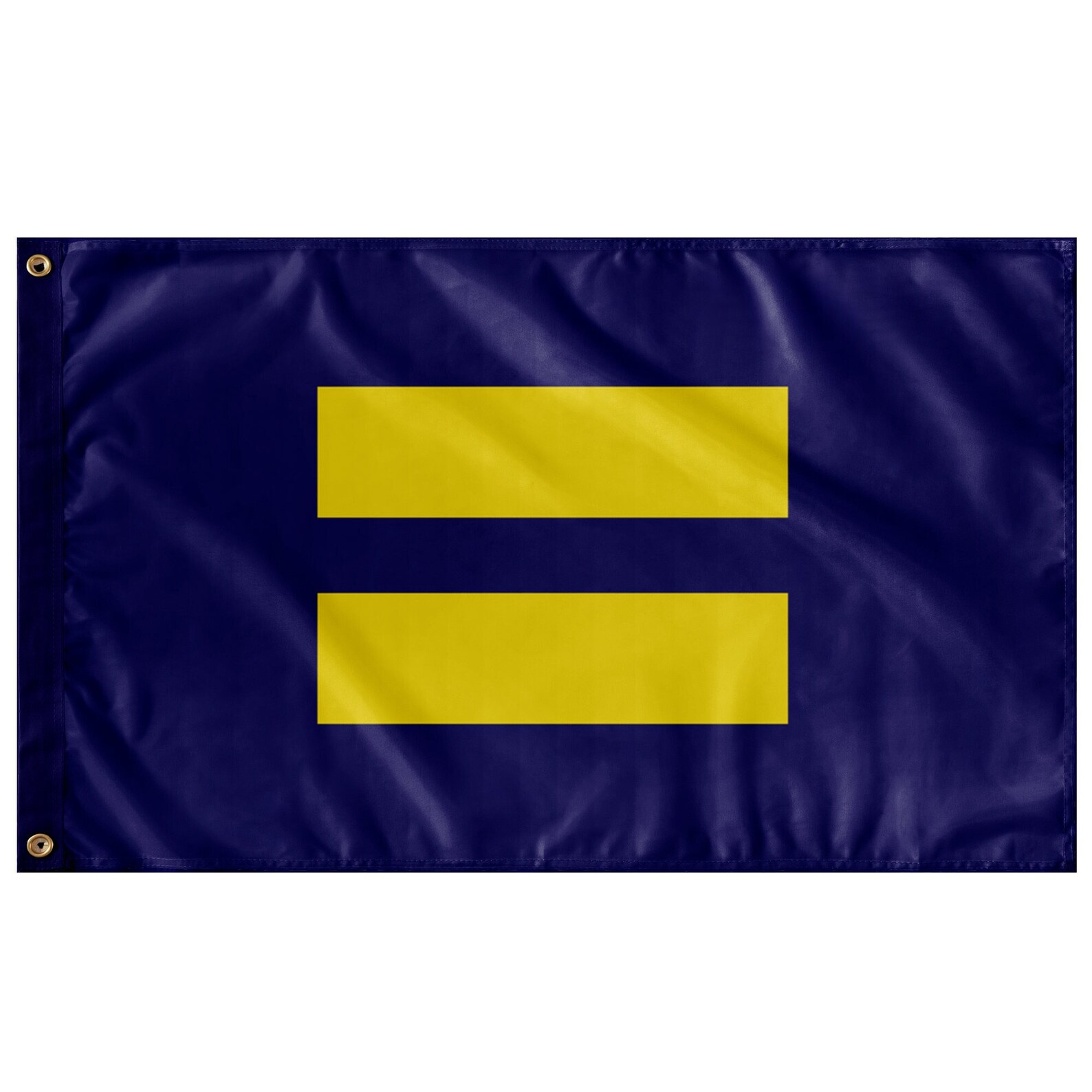 Yellow Equal Sign On a Blue Background Equality Flag 3ft x Etsy