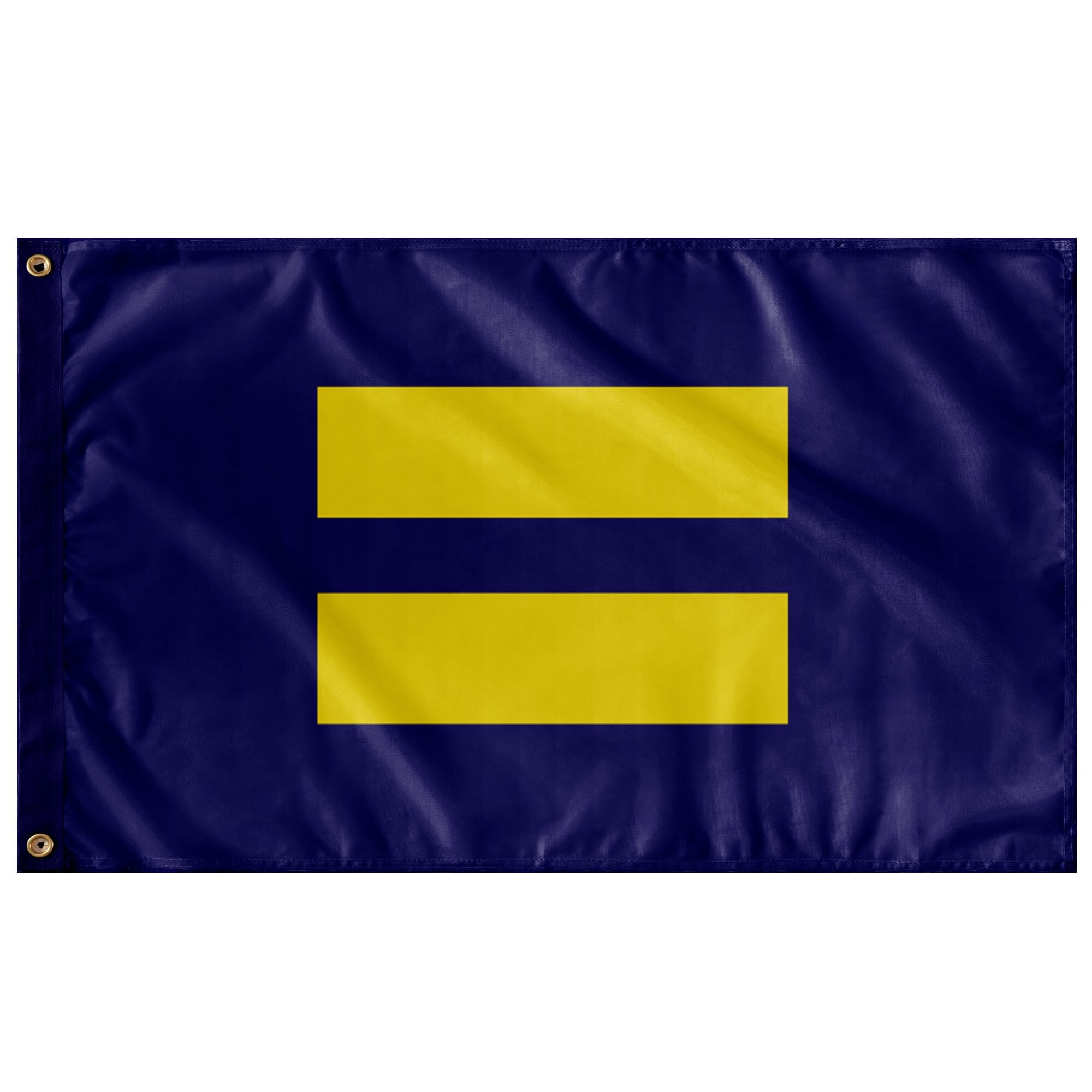Yellow Equal Sign On a Blue Background Equality Flag 3ft x Etsy