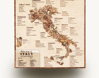 collection of 5 vine map Napa,Spain,France,Portugal,Italy