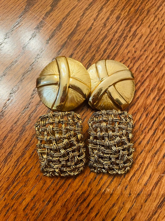 Gold stud earring set! - image 2