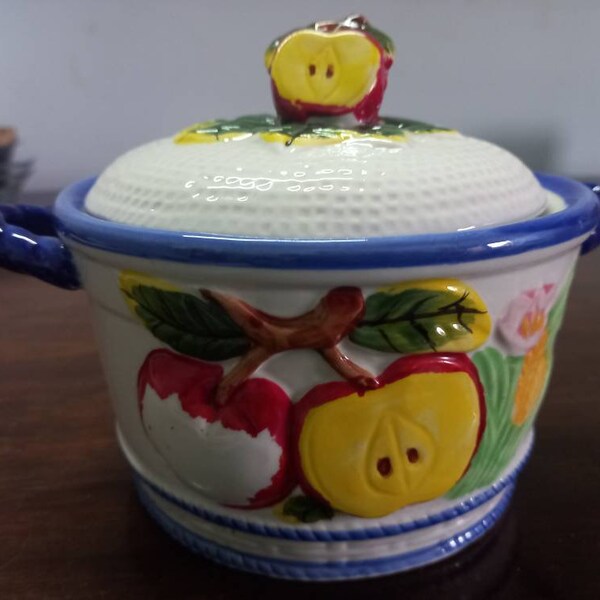 Porcelain Stock Pot Etsy