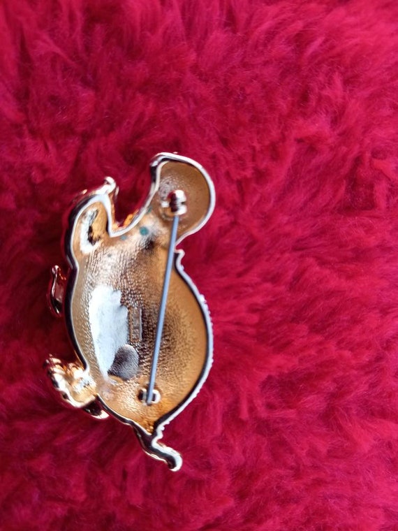 Vintage Turtle Brooch Butler marked, signed by De… - image 5